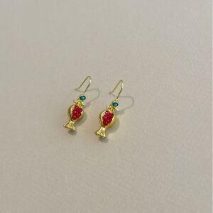 Pomegranate earrings N1125